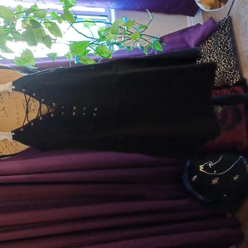 Killstar Black Lace-Up Halter Backless Dress - Picture 11 of 11